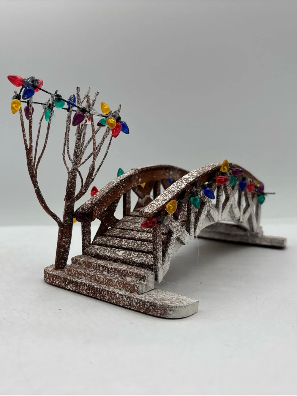 Lemax Village Collection 1991‎ Vintage Dickensvale Collectible Wooden Footbridge